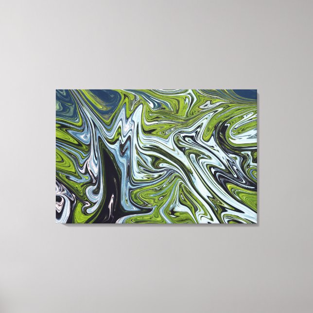 Paintaje abstracto de paisajes | Mejor arte fino (Anverso)