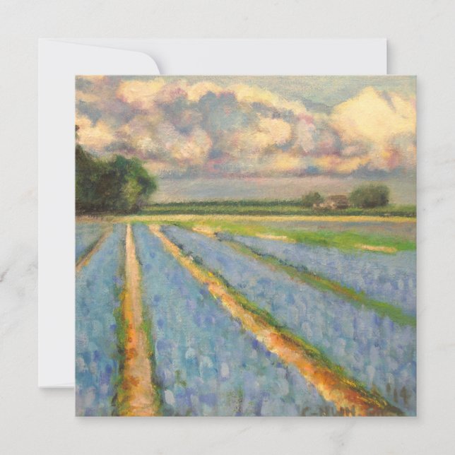 Paintaje de Triptych de las flores de primavera 3  (Anverso)