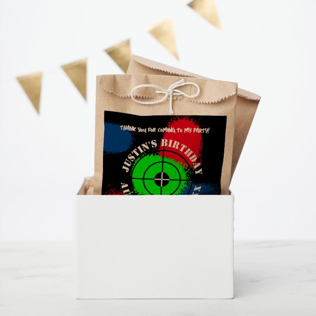 Paintball Fiesta de cumpleaños favorece las bolsas (Fiesta)