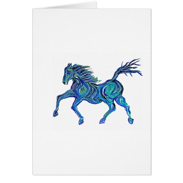 Painted Blue Horse (Frente)