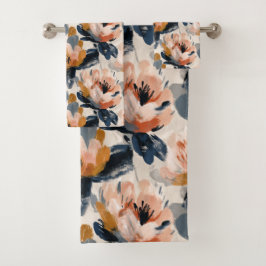 Painterly Floral Botanical Towel