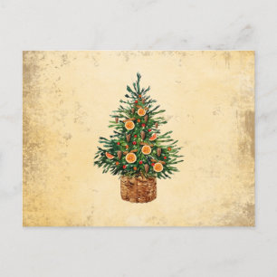 País Árbol de Navidad Saludo simple tradicional
