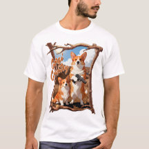 País Corgi – Camiseta Divertida de Corgi, American