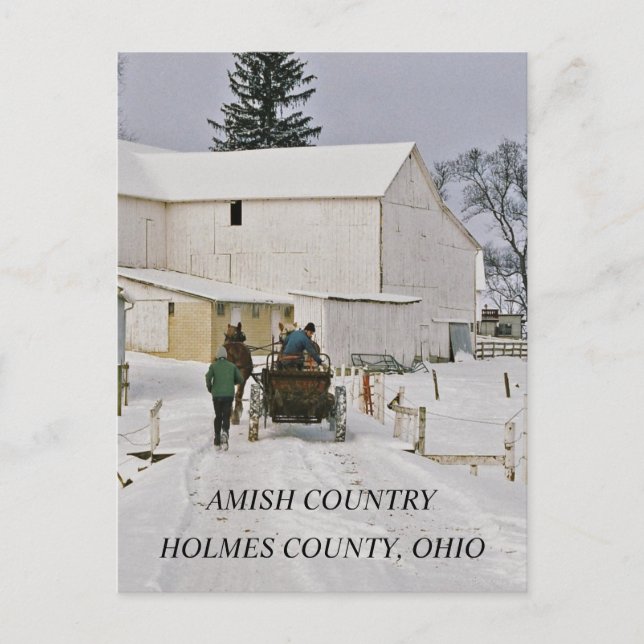 PAÍS DE AMISH, EL CONDADO DE HOLMES. Postal de (Anverso)