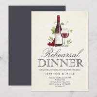 País de invitación a la cena de ensayo de vinos