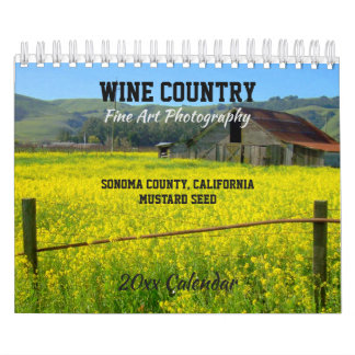 País del Vino, Condado de Sonoma, Calendario de Ca