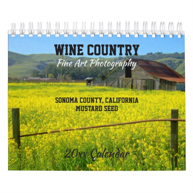 País del Vino, Condado de Sonoma, Calendario de Ca (Tapa)