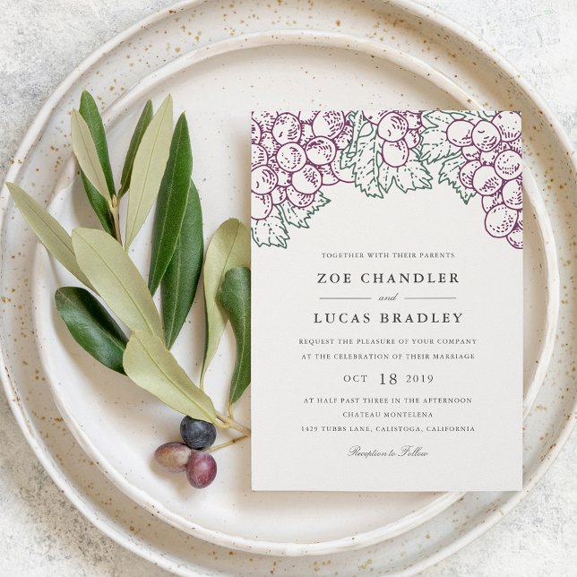 País del vino | Invitación a la boda (Subido por el creador)