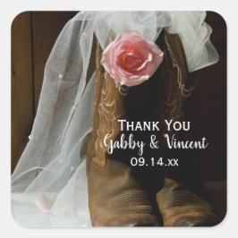 País Rosa Boda Occidental Gracias Etiqueta De Favo