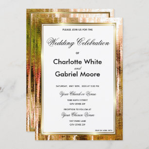 País rústico elegante invitación a la boda