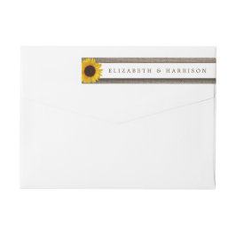 País Rústico Girasol y Boda Burlap