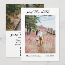 País Rústico Guardar la tarjeta de fecha