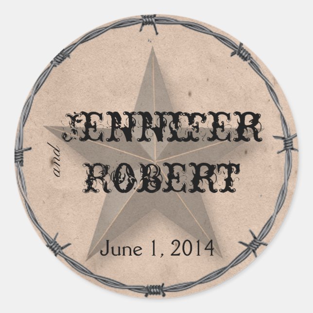 País Sello para sobres de alambre de púas occident (Anverso)