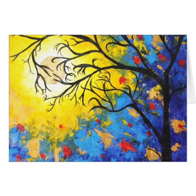 Paisaje abstracto (Anverso (Horizontal))