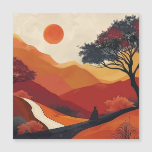 Paisaje abstracto de Boho (19)