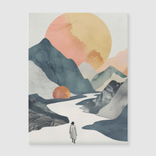 Paisaje abstracto de Boho (2)