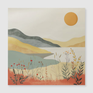 Paisaje abstracto de Boho (25)