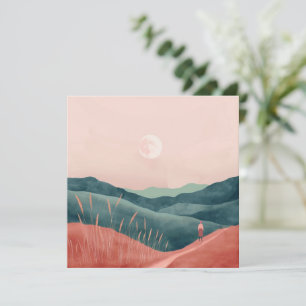 Paisaje abstracto de Boho (7)