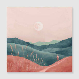 Paisaje abstracto de Boho (7)