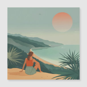 Paisaje abstracto de Boho (9)