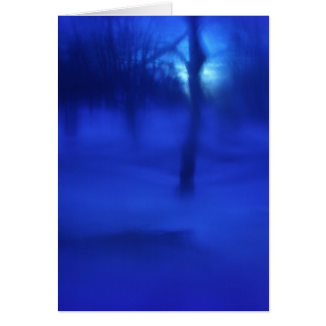 "Paisaje azul de la fantasía " (Frente)