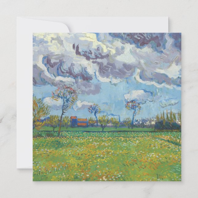 Paisaje bajo la tormenta Sky Vincent Gogh (Anverso)