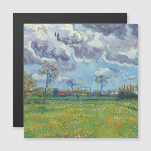 Paisaje bajo la tormenta Sky Vincent Gogh