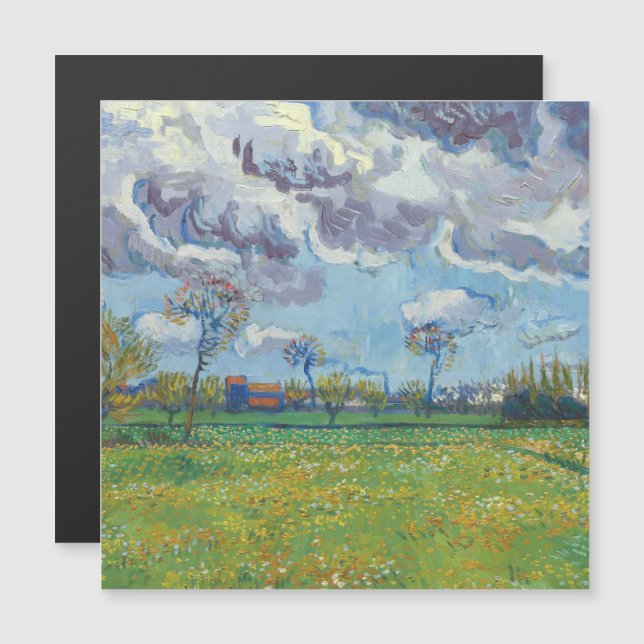 Paisaje bajo la tormenta Sky Vincent Gogh (Anverso/Reverso)