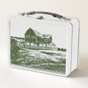 Paisaje campestre estilo madera casa de campo