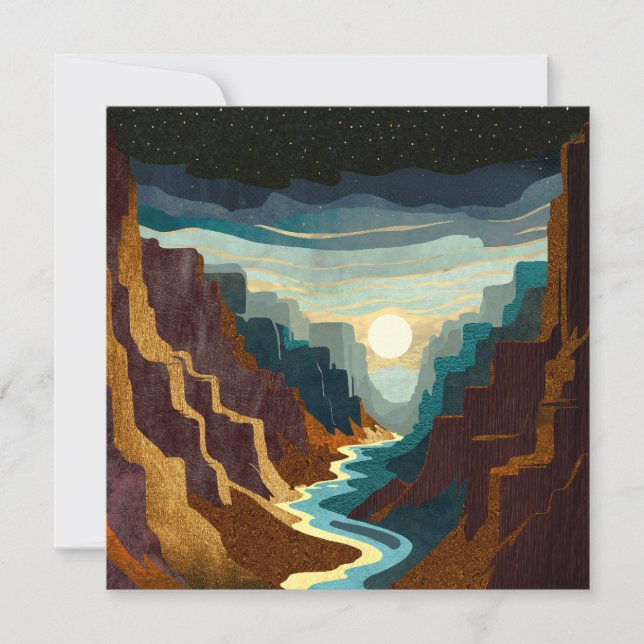 Paisaje Canyon Sunset (Anverso)