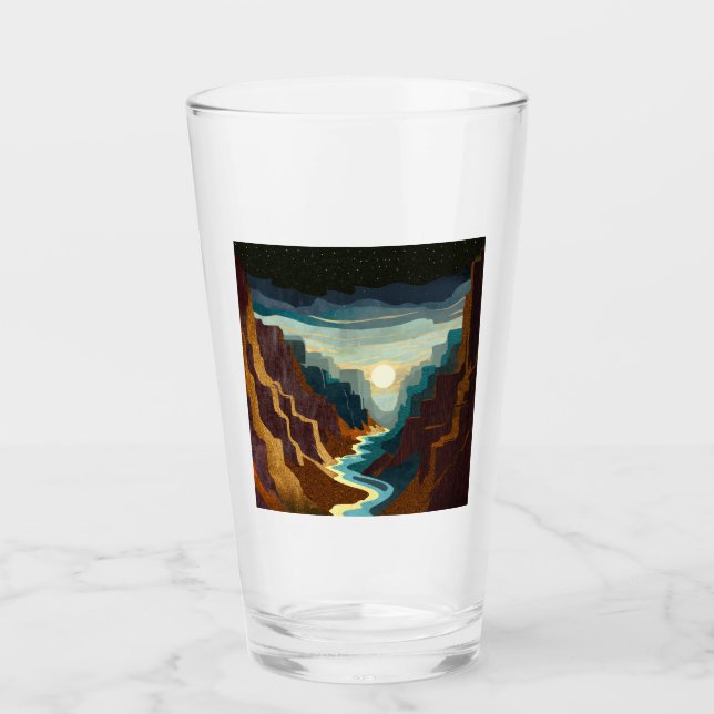 Paisaje Canyon Sunset (Anverso)