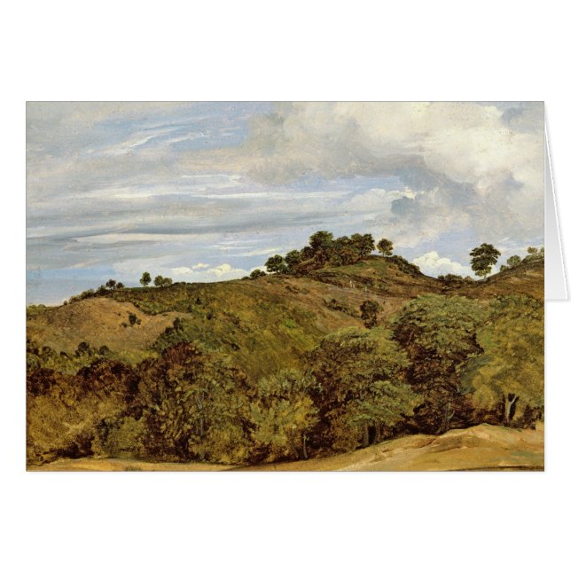 Paisaje cerca de Olevano, 1822 (Anverso (Horizontal))