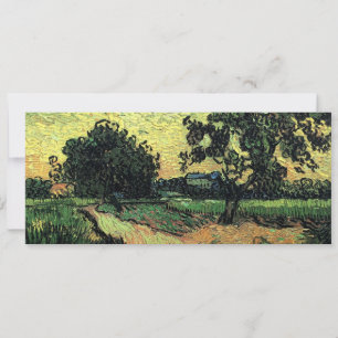 Paisaje con el Chateau de Auvers por Vincent van G