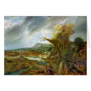 Paisaje con el obelisco de Rembrandt