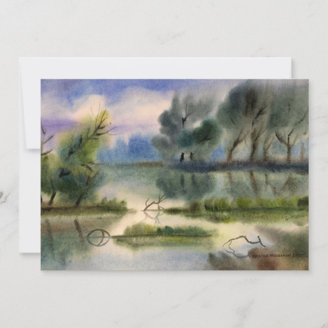 Paisaje con vistas al agua (Anverso)