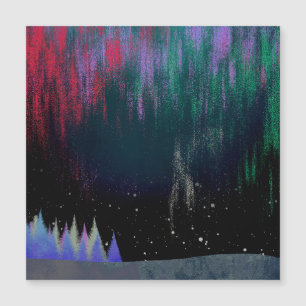 Paisaje contemporáneo de las luces del norte