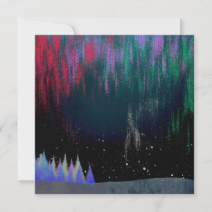 Paisaje contemporáneo de las luces del norte