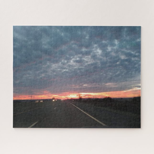 Paisaje creativo Nubes foto rompecabezas (Horizontal)