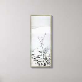 Paisaje cubierto de nieve - Arte japonés