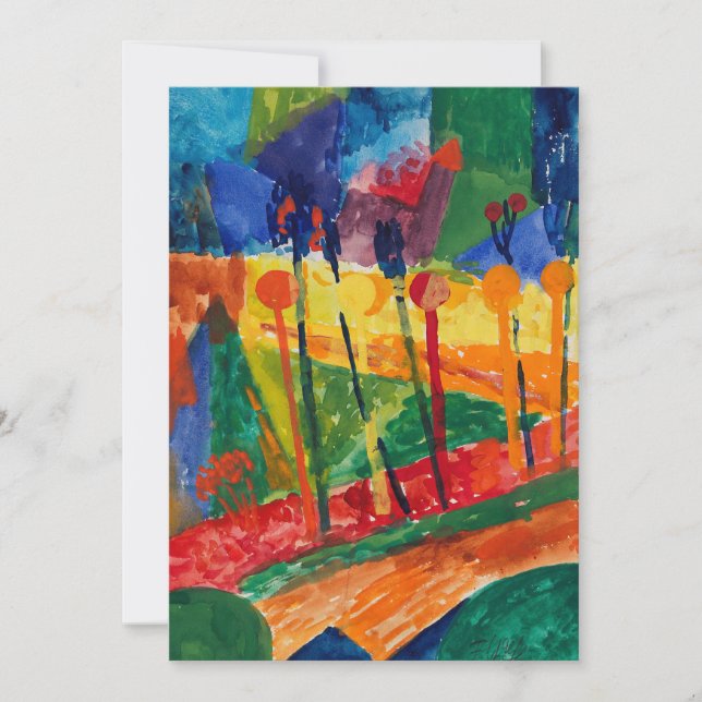 Paisaje cubista | Fritz Schaefler (Anverso)