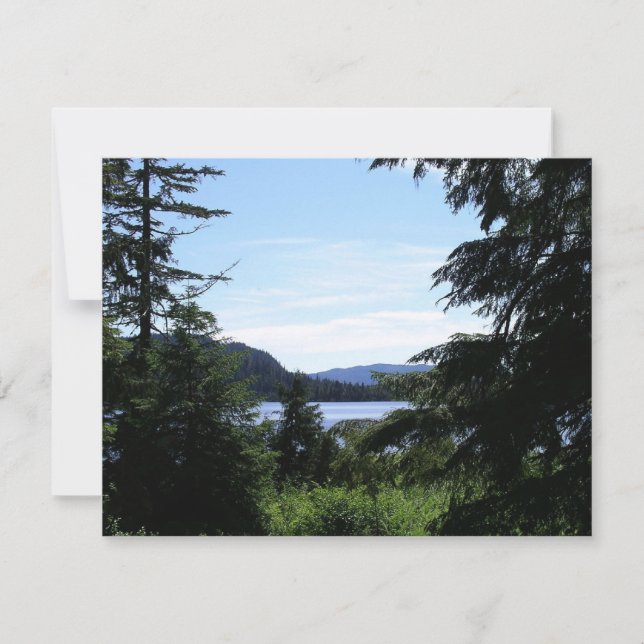 Paisaje de Alaska, hermosa fotografía de Alaska (Anverso)