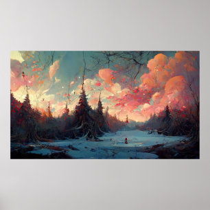 Paisaje de arte creativo