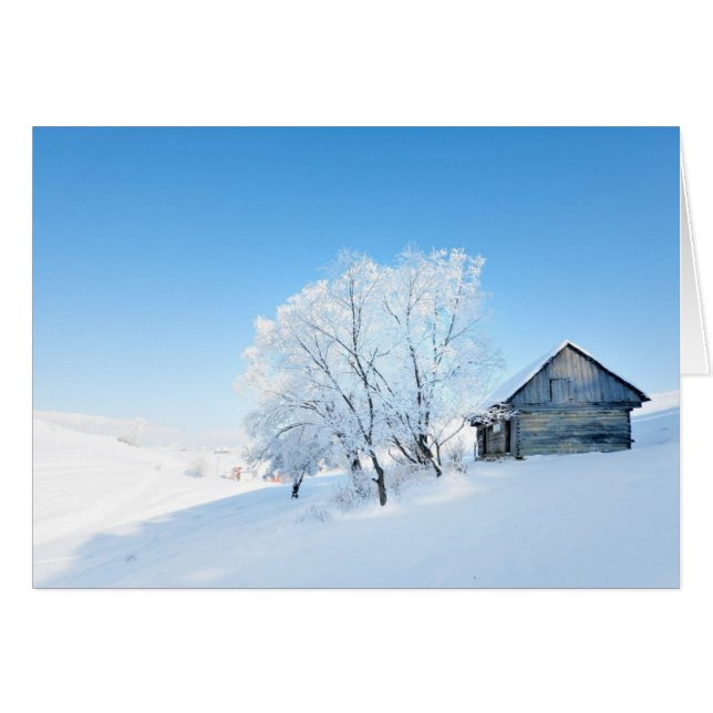 Paisaje de Cabina de Invierno (Anverso (Horizontal))