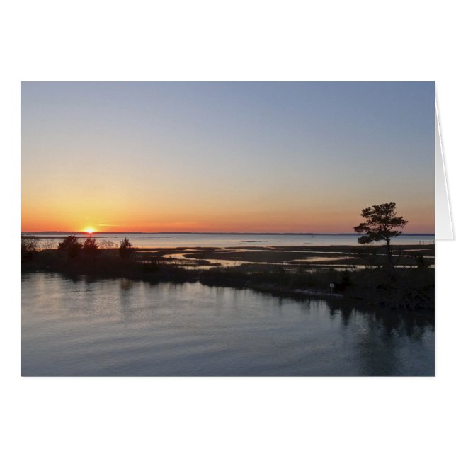 Paisaje de Chincoteague Sunset I Virginia (Anverso (Horizontal))