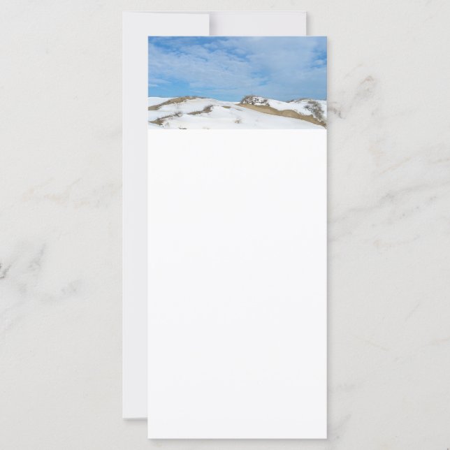 Paisaje de dunas de invierno (Anverso)