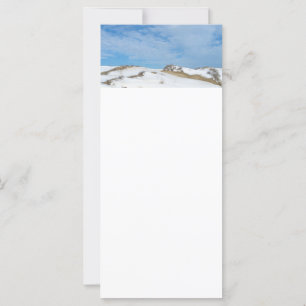 Paisaje de dunas de invierno