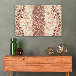 Paisaje de ensueño botánico en una impresión de li