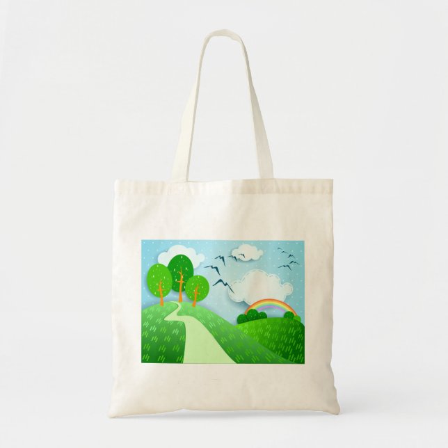 Paisaje de fantasía, bolsa (Frente)