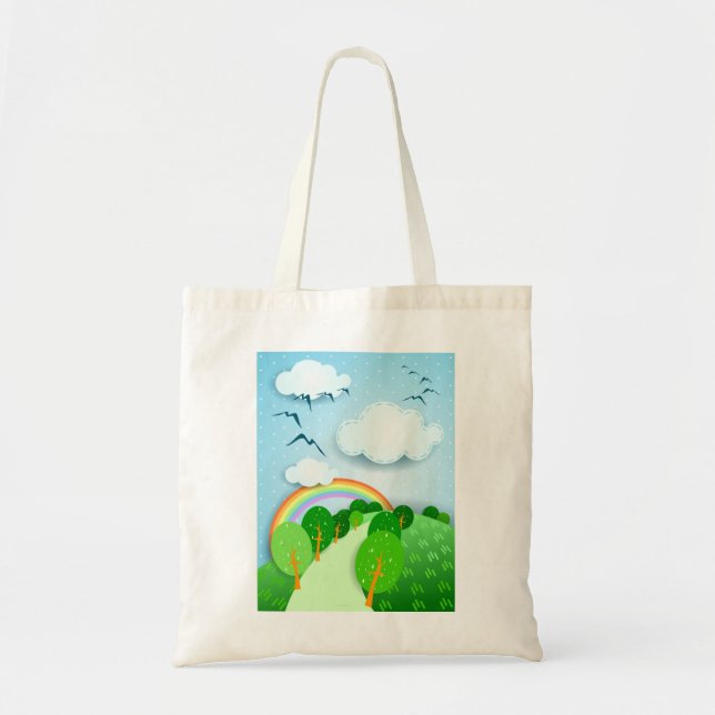 Paisaje de fantasía, bolsa (Frente)