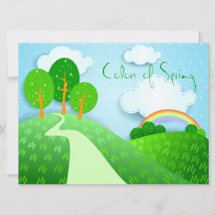 Paisaje de fantasía, invitación